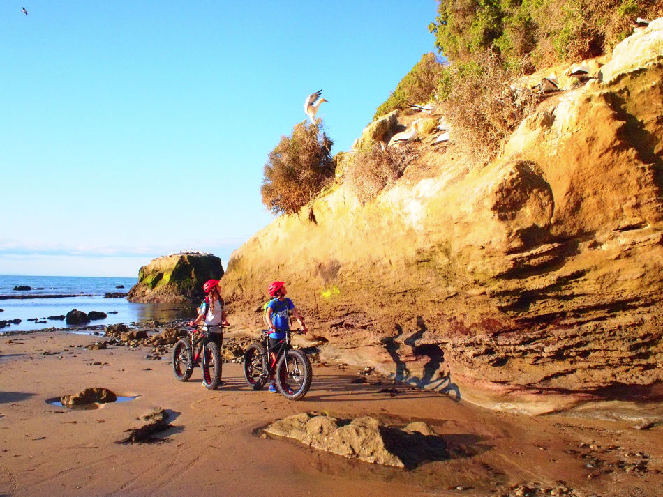 Gannet Bikes, Cape Kidnappers, Hawke's Bay, New Zealand