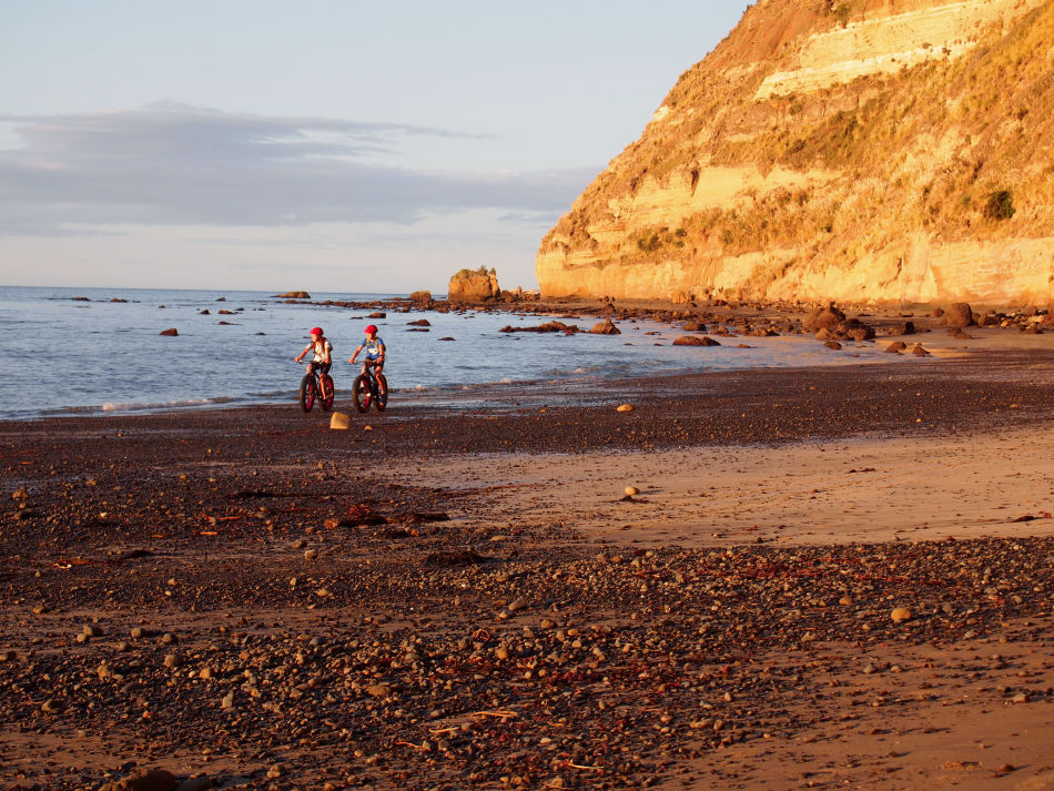 Gannet Bikes, Cape Kidnappers, Hawke's Bay, New Zealand