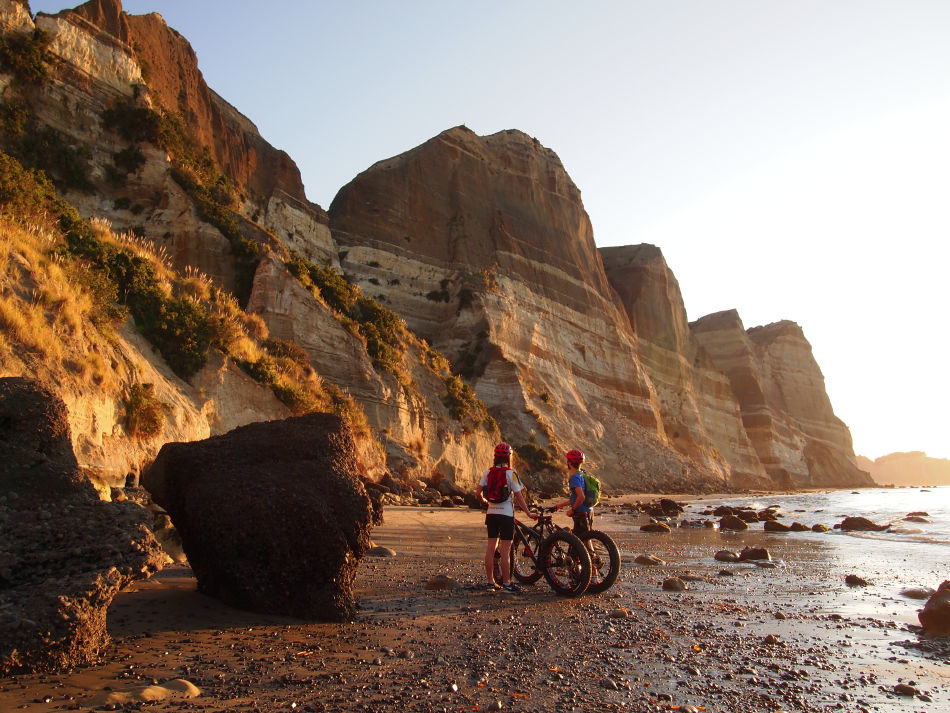 Gannet Bikes, Cape Kidnappers, Hawke's Bay, New Zealand