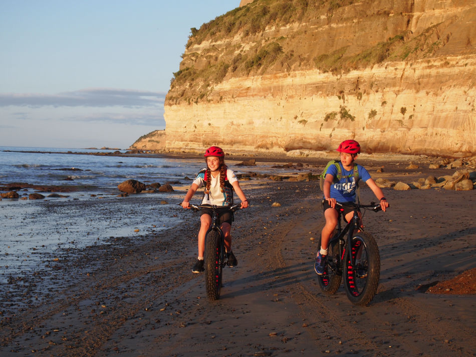 Gannet Bikes, Cape Kidnappers, Hawke's Bay, New Zealand