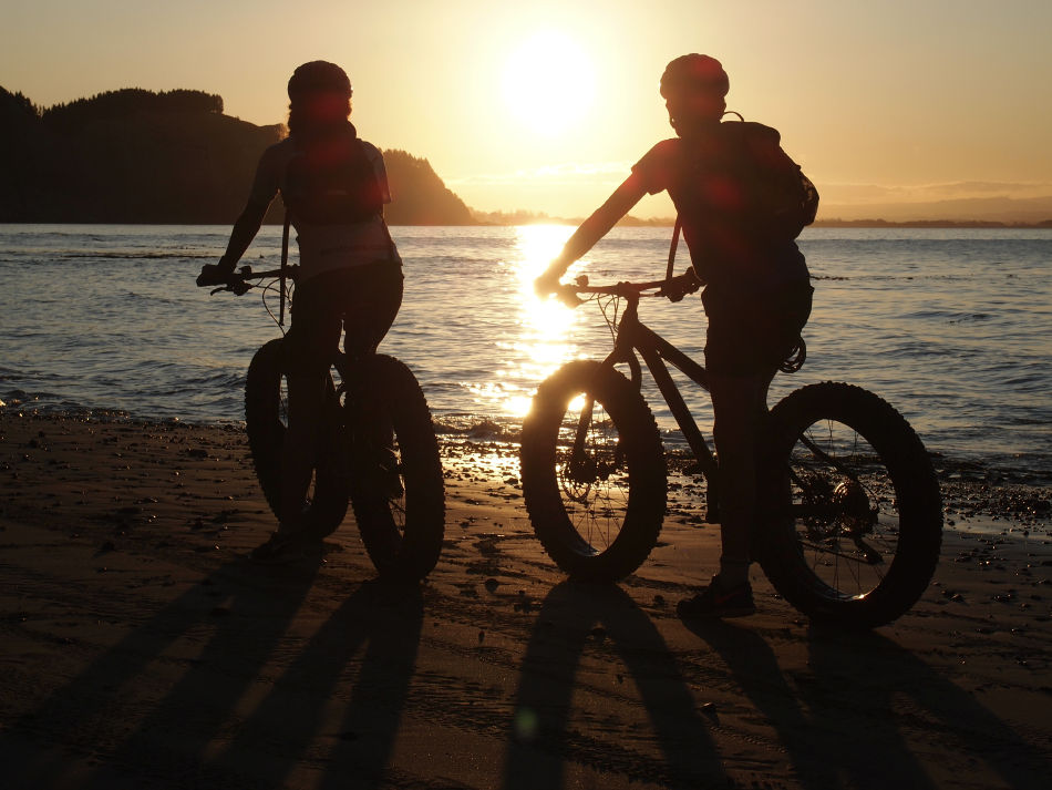 Gannet Bikes, Cape Kidnappers, Hawke's Bay, New Zealand