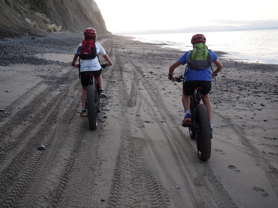 Gannet Bikes, Cape Kidnappers, Hawke's Bay, New Zealand