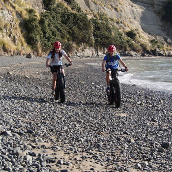 Gannet Bikes, Cape Kidnappers, Hawke's Bay, New Zealand