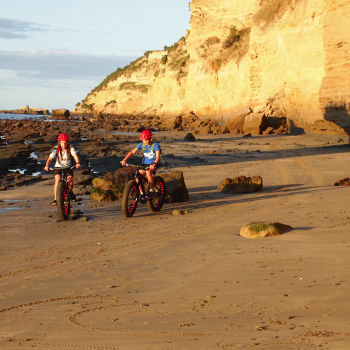 Gannet Bikes, Cape Kidnappers, Hawke's Bay, New Zealand