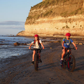 Gannet Bikes, Cape Kidnappers, Hawke's Bay, New Zealand