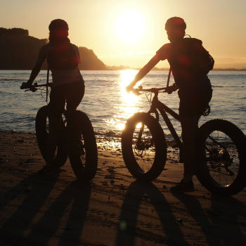 Gannet Bikes, Cape Kidnappers, Hawke's Bay, New Zealand