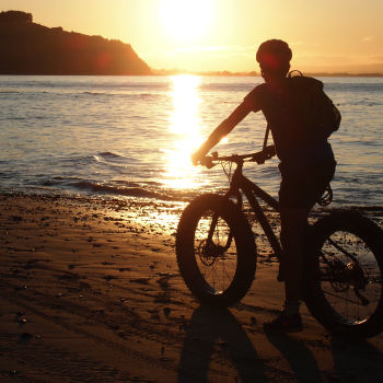 Gannet Bikes, Cape Kidnappers, Hawke's Bay, New Zealand